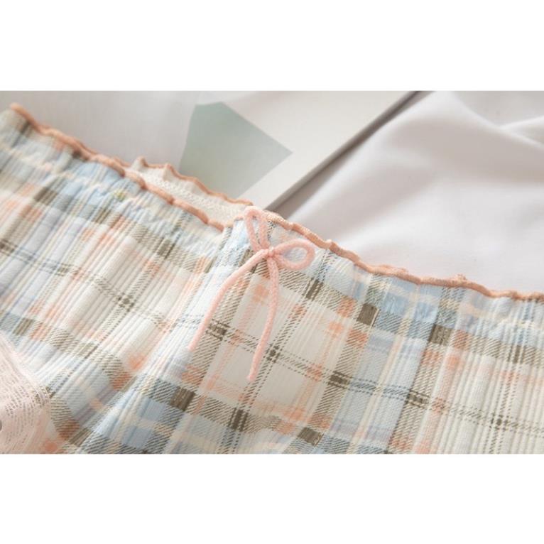 Quần Lót Nữ Softie ❤️Quần Lót Cotton Viền Ren Đính Nơ cao cấp mềm mại 2809