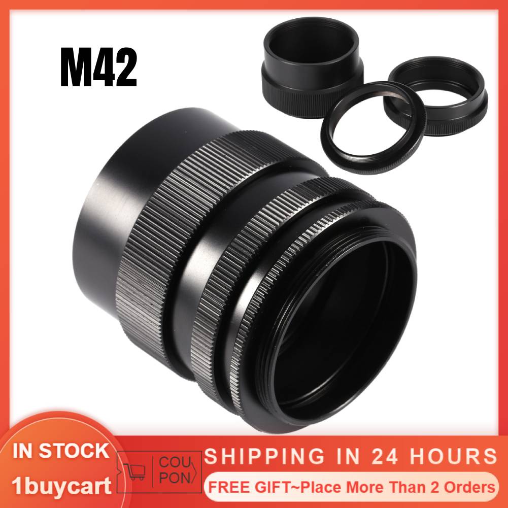 Ống kính nối dài với giao diện vít M42 42mm dành cho máy ảnh phim/kỹ thuật số SLR