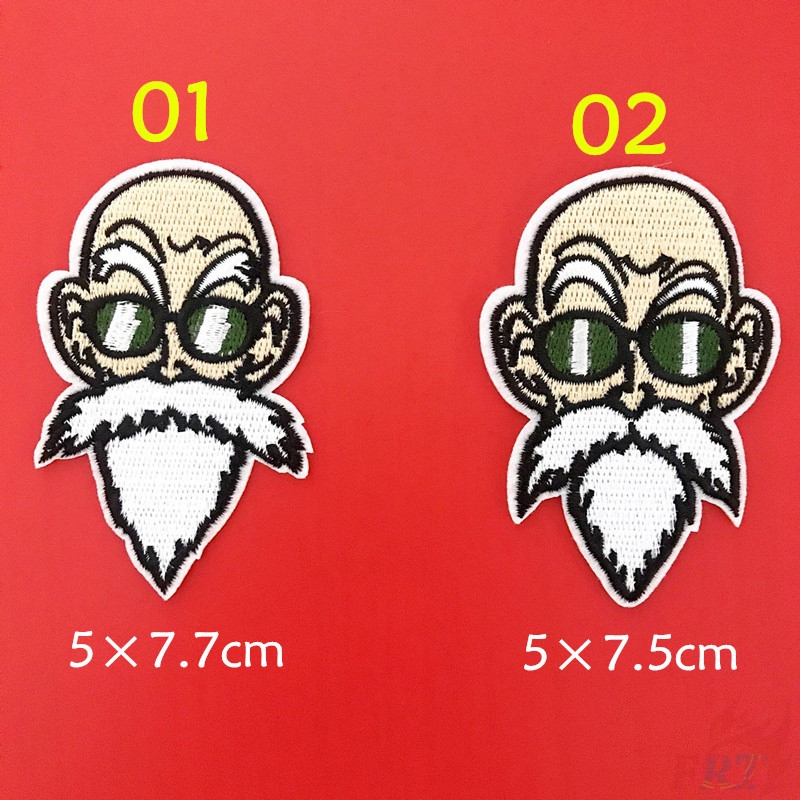 ☸ Anime：DRAGON BALL S-5 Patch ☸ 1Pc Master Roshi Diy Sew on Iron on Patch