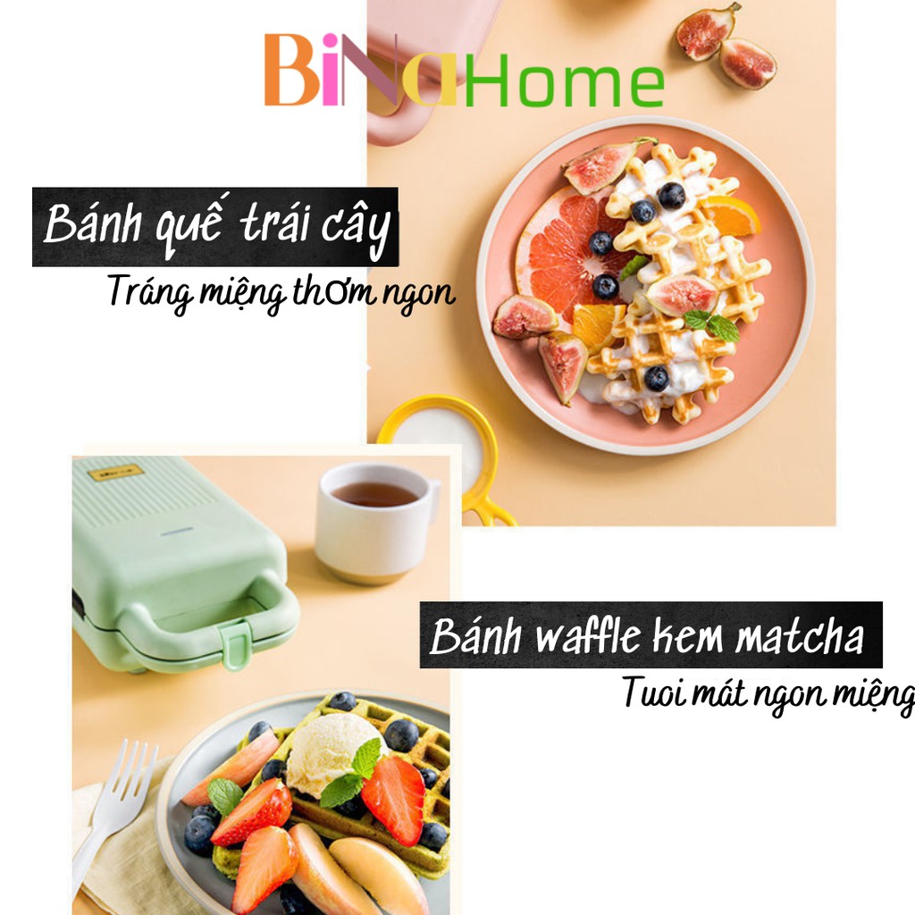 Máy Kẹp Nướng Bánh Sandwich Bear DBC-P06N2 DBC-P05B1 BINAHOME