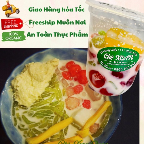 Ship Hỏa Tốc Hà Nội_Chè Xoan Thái Sầu Riêng, Ăn Vặt nổi tiếng phố cổ hà nội