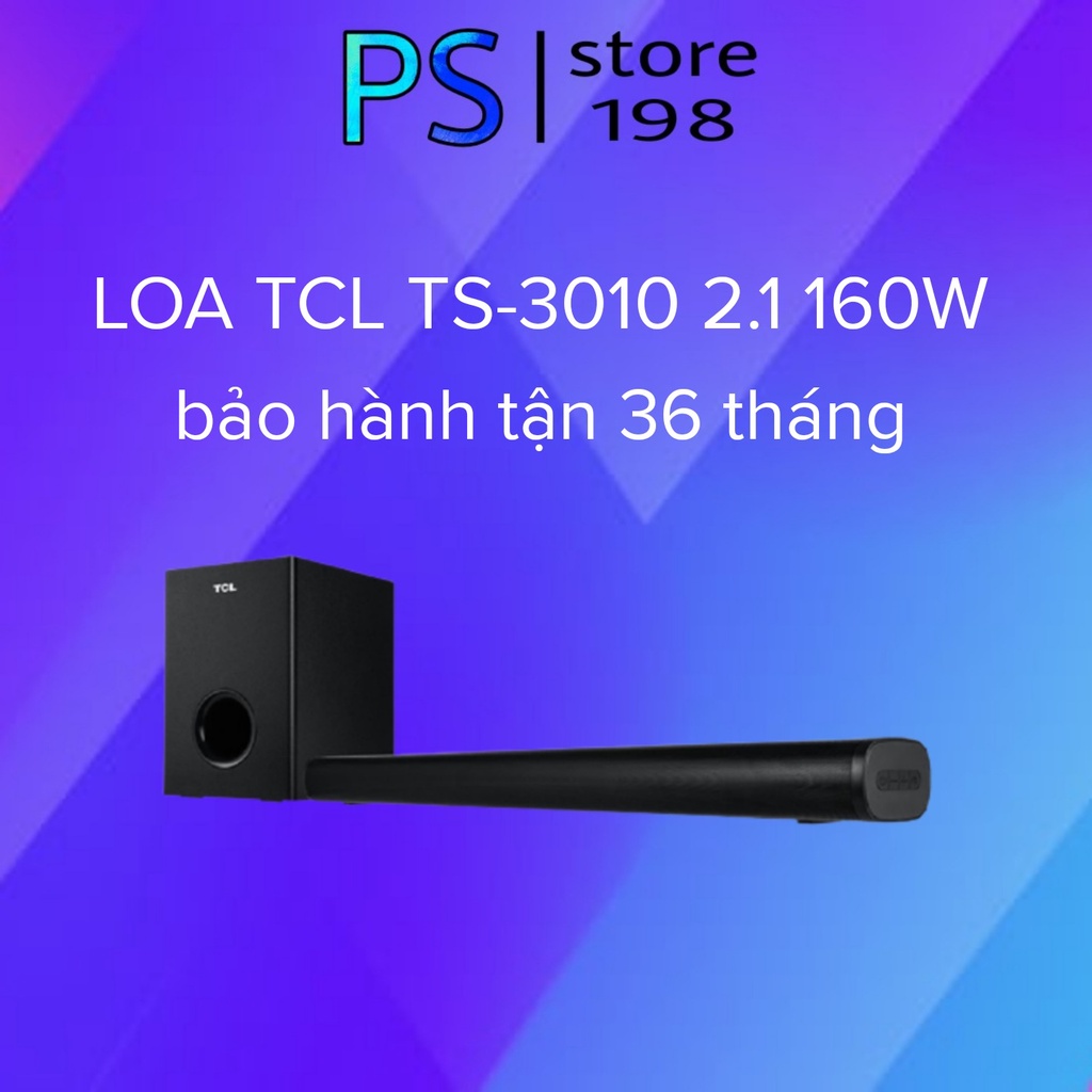 siêu phẩm Loa Soundbar Bluetooth TCL 2.1 TS3010 - không dây 160W thumbnail