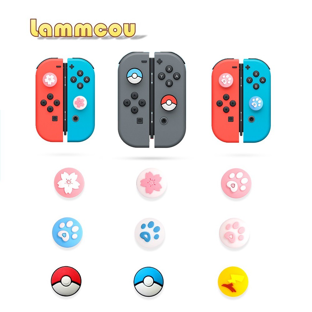 Ốp nút điều khiển Lammcou bảo vệ chắc chắn cho máy chơi game Nin thumbnail