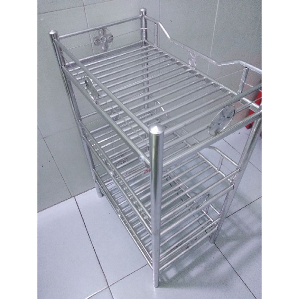 kệ chén inox 3 tầng loại dày