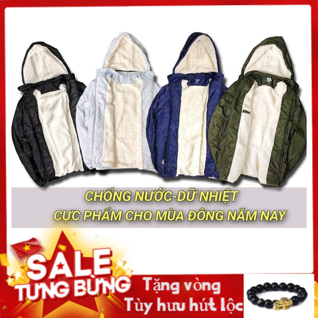 [ Xả Cuối Mùa ]-ÁO GIÓ LÓT LÔNG CỪU CHỐNG NƯỚC 100% ! MẶC THAY ÁO PHAO 2019 NAM NỮ ĐỀU MẶC ĐƯỢC | BigBuy360 - bigbuy360.vn