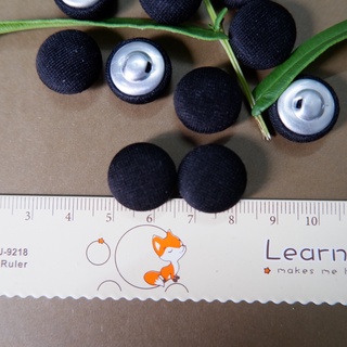 NÚT BỌC VẢI SIZE LỚN 1.7CM MÀU ĐEN V037 - tr.button