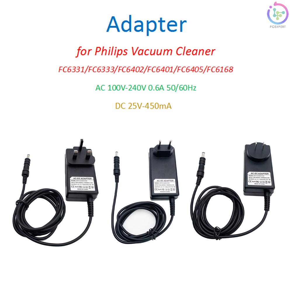 DYF-S-A250450-01A Adapter AC 100V-240V Replacement for Philips Vacuum Cleaner FC6331/FC6333/FC6402/FC6401/FC6405/FC616 UK Plug