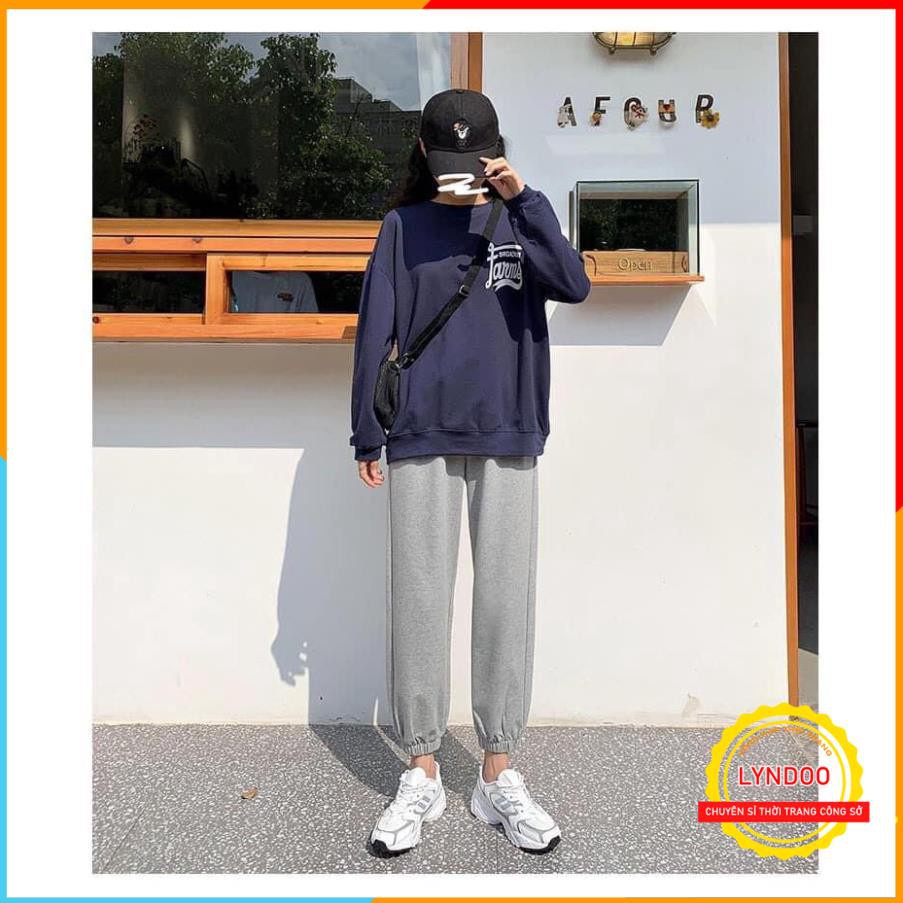 Quần jogger bo gấu unisex cá tính - Quần jogger bo gấu form dáng đẹp cực xinh