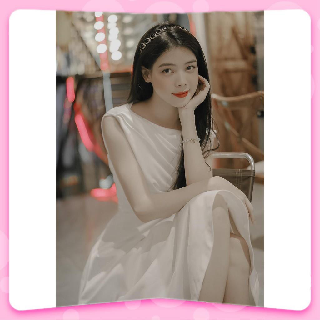 Đầm Nữ, Đầm dự tiệc lệch vai xòe sang trọng quý phái thời thượng V | BigBuy360 - bigbuy360.vn