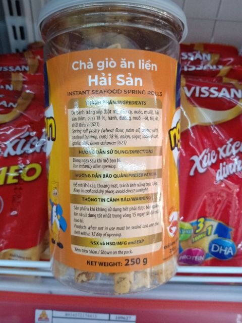 CHẢ GIÒ ALNN HẢI SẢN VISSAN 100G/ 250G