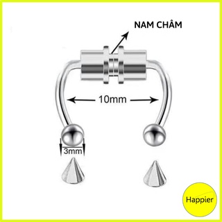 Khuyên Mũi Nam Châm Màu Sắc
