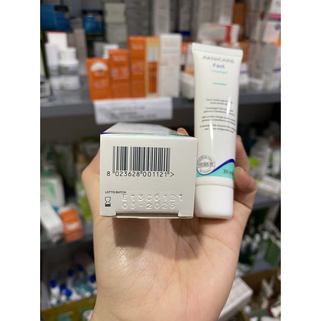 Kem kiềm dầu Aknicare Fast Cream Gel kiểm soát nhờn 30g - Nhà Thuốc Da Liễu 24h