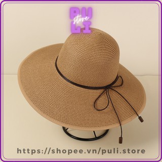 [ FREESHIP ] Mũ cói cao cấp vành rộng dây nơ cho nữ phù hợp đi biển, dã ngoại, chụp hình,.. nhiều màu sắc để lựa chọn