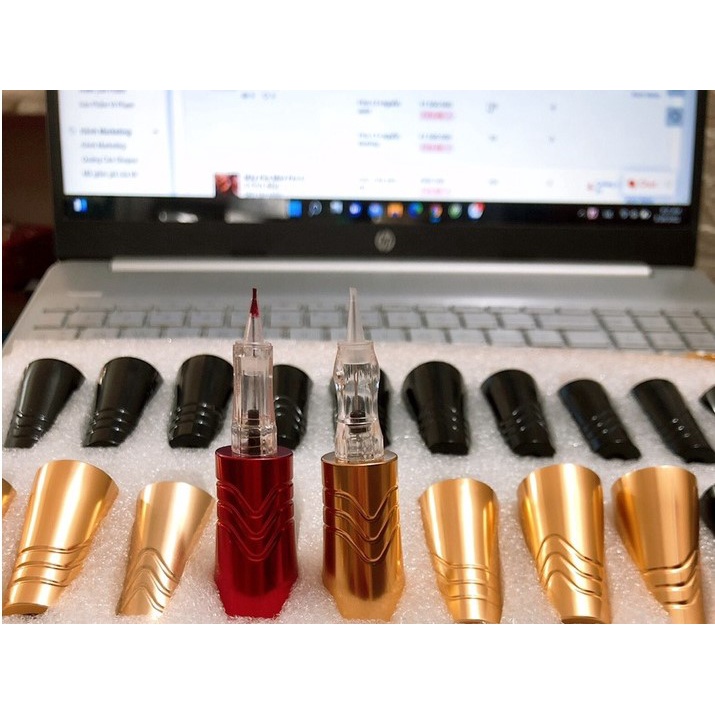 [ Đầu thay Black pearl ] Đầu thay thế máy pen mini 2 đầu
