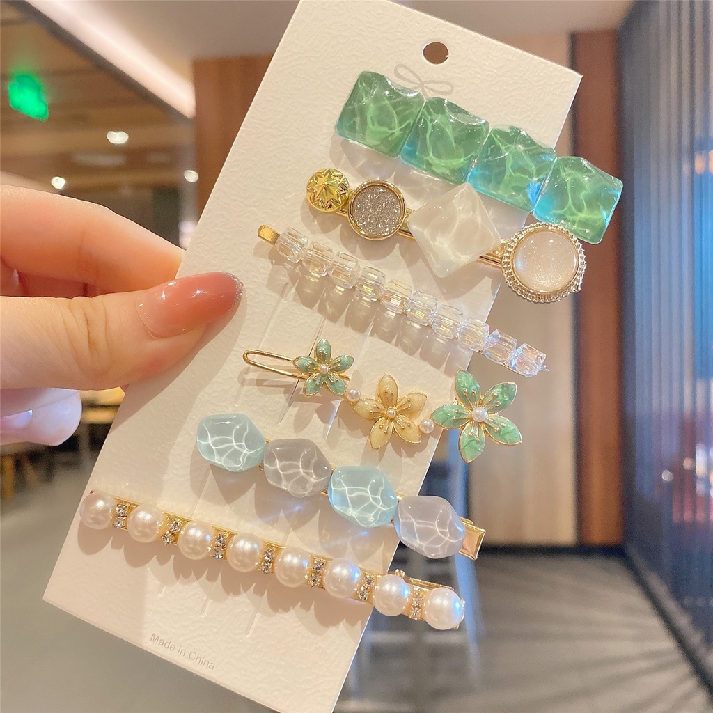 Set 6 Kẹp Tóc Thời Trang Cho Nữ