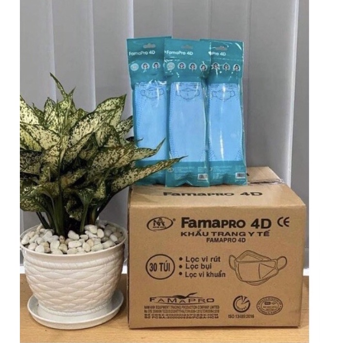 Sỉ thùng 300cái khẩu trang kf94  4D FAMAPRO,chính hãng công ty NAM ANH