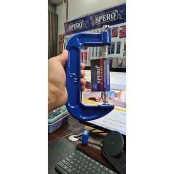 Cảo chữ C SPERO 2'' - 8'',Cảo chữ G kẹp cố định (xanh dương)