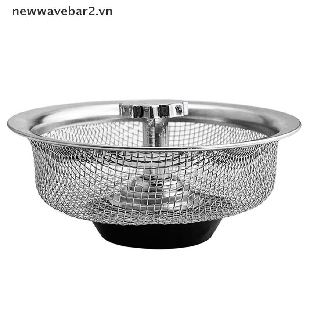 Bộ 2 Lưới Lọc Rác Bồn Rửa Chén Bằng Thép Không Gỉ Tiện Dụng
