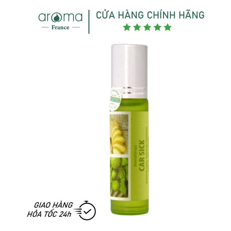 [ AROMA ] Dầu Lăn Thảo Mộc Thiên Nhiên Giảm Say Xe - Car Sick 10ml