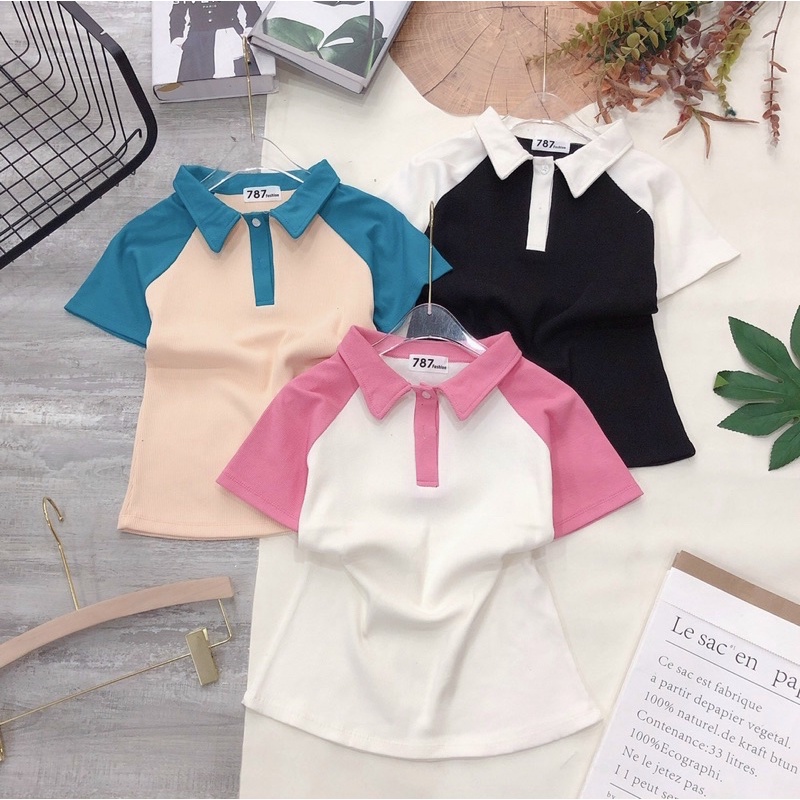 Áo Thun nhấn cổ