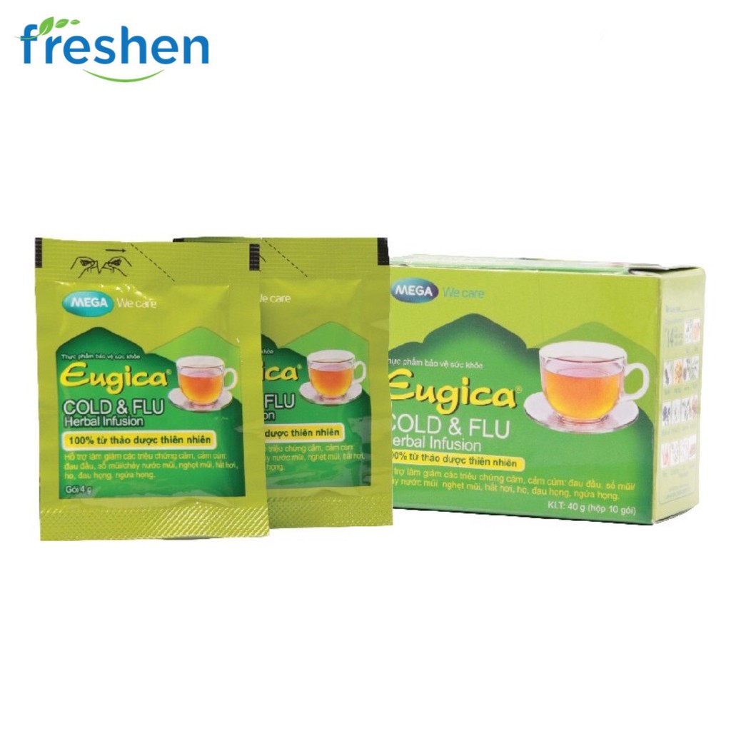 Trà Eugica Cold &amp; Flu Herbal Infusion