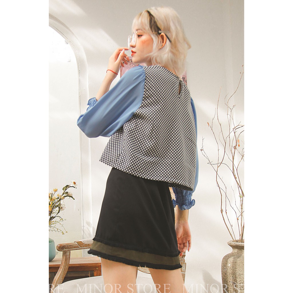 QUẦN VÁY ĐEN 2 LỚP PHỐI REN | BigBuy360 - bigbuy360.vn