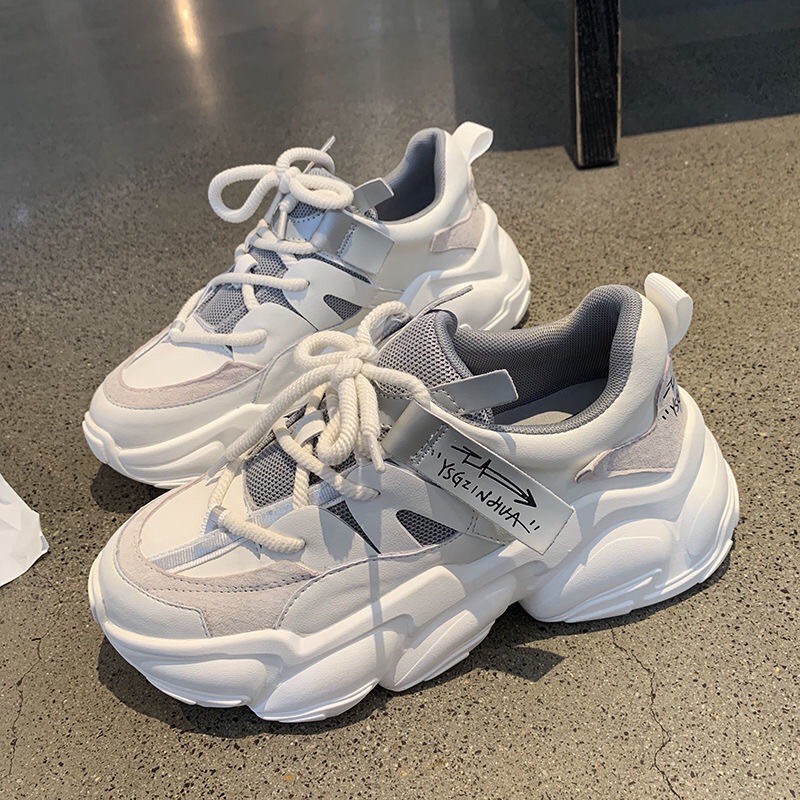 Giầy Thêt Thao Nữ Snearker Nữ Đế Sóng