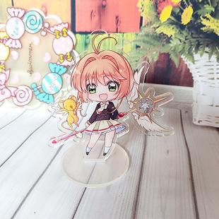 (Mini) Standee Cardcaptor Sakura thủ lĩnh thẻ bài Tượng Acrylic Standee Anime mica chibi mô hình trang trí trưng bày