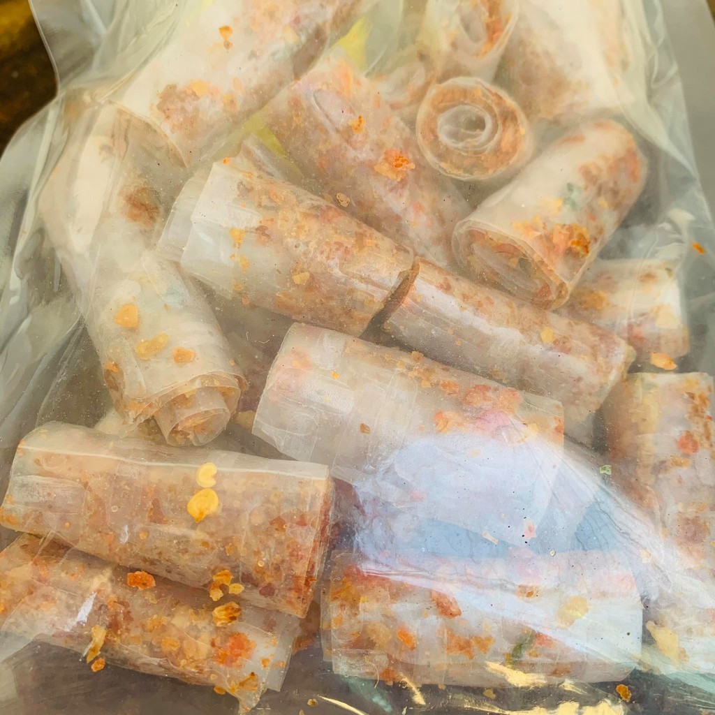 BÁNH TRÁNG CUỘN Thập cẩm CHẤM BƠ