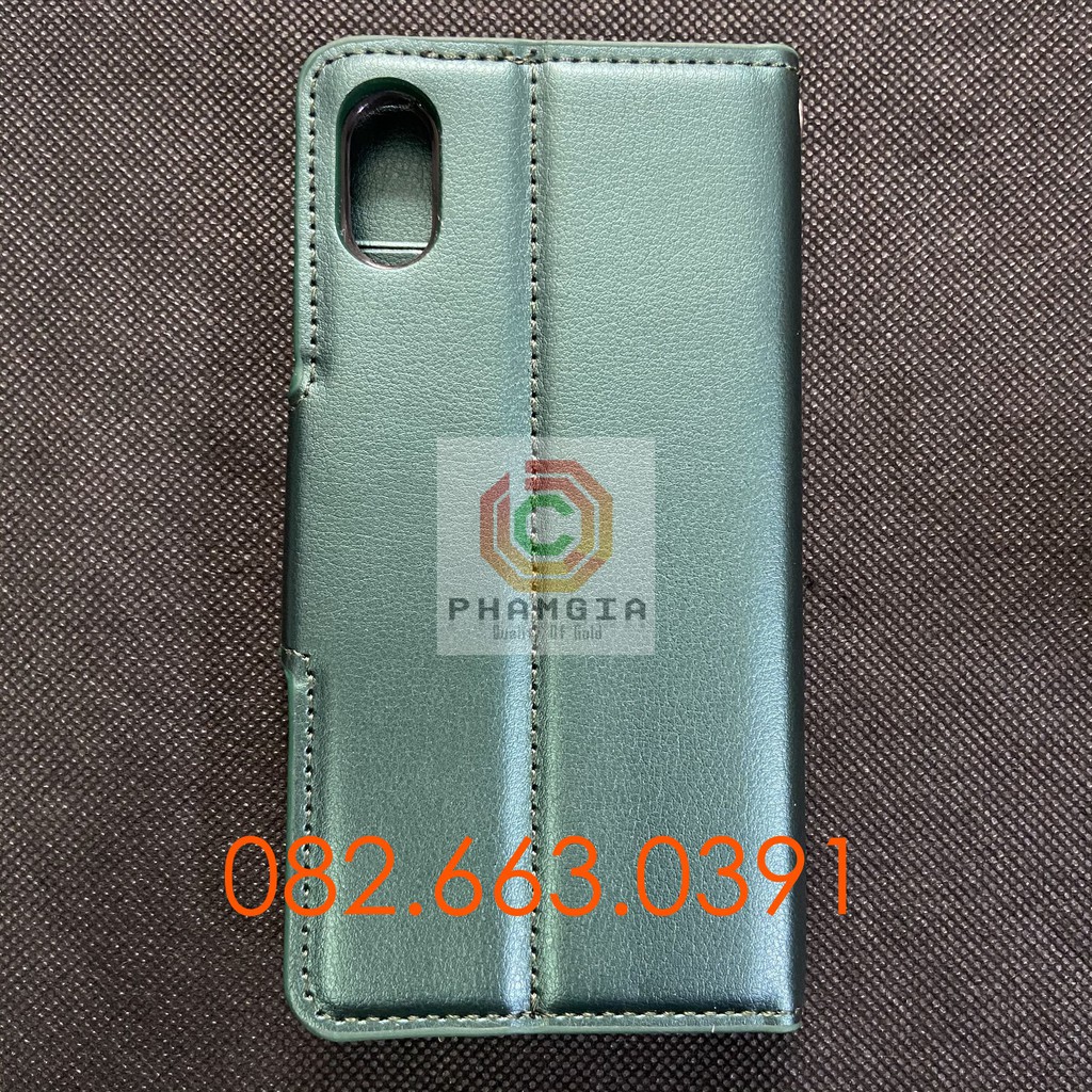 Bao da iphone x / iphone xs siêu đẹp, có ngăn đựng thẻ, xem phim