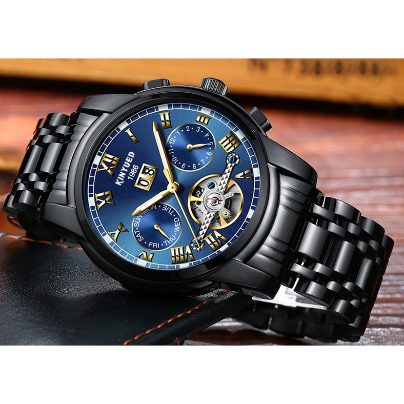 Đồng Hồ Cơ Nam KINYUED JYD-J014 Chính Hãng 100% FULL BOX Chạy Đủ 5 Kim | BigBuy360 - bigbuy360.vn