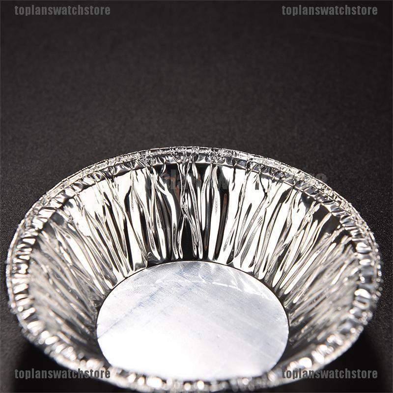 【COD•tope】50pcs Disposable Aluminum Foil Baking Cookie Muffin Cupcake Egg Tart