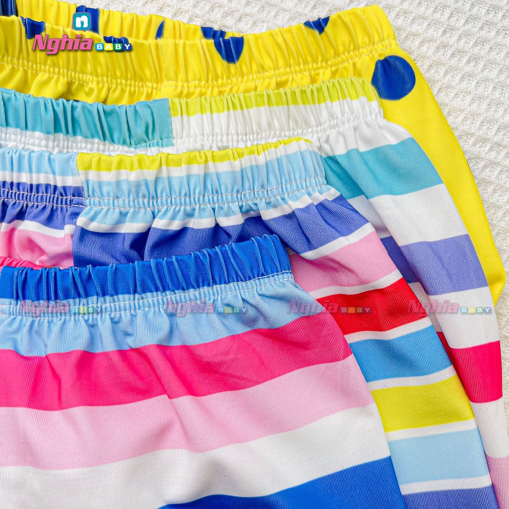 Đồ bộ bé gái quần dài áo ngắn tay NGHĨA BABY dành cho bé