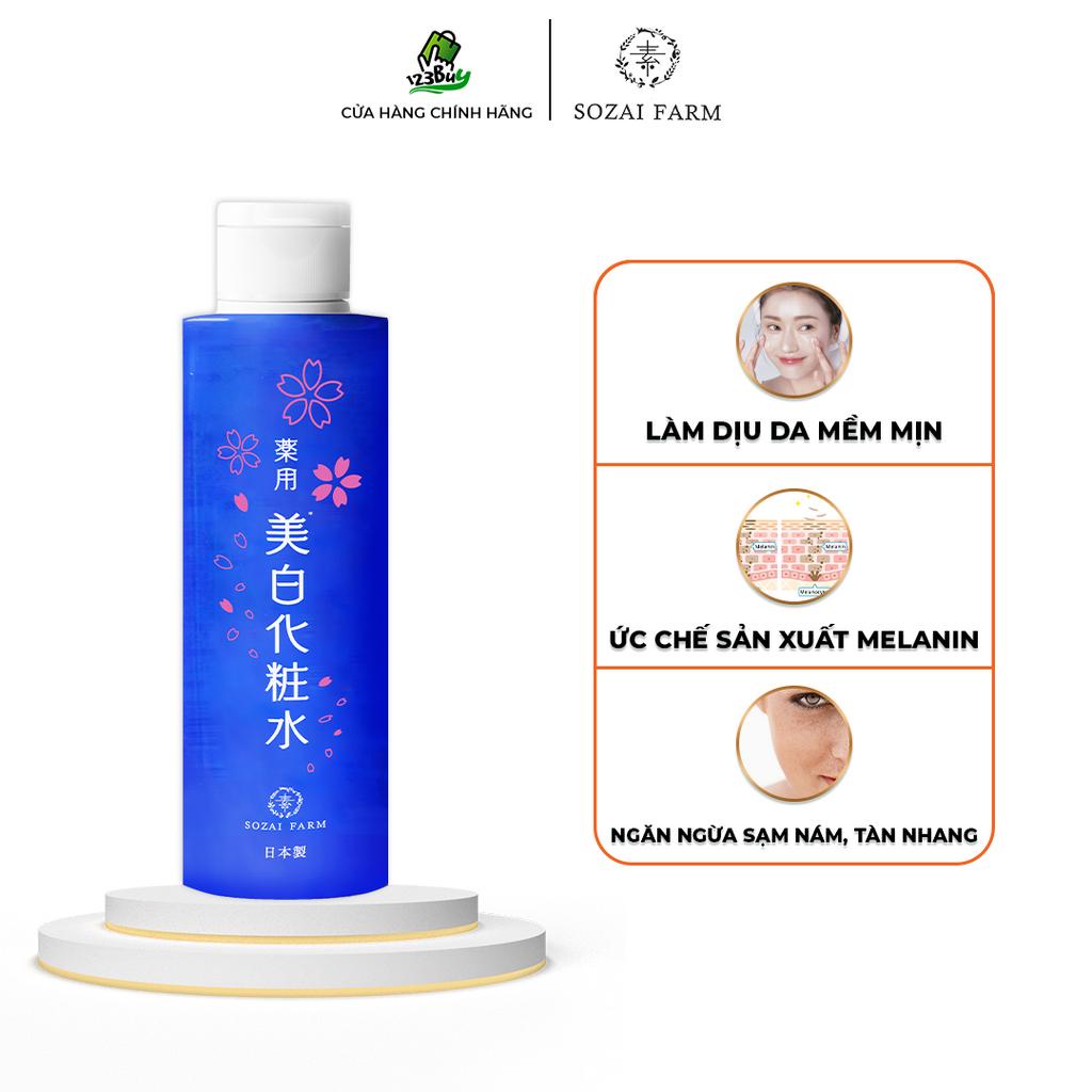Sữa dưỡng sáng da cấp ẩm hiệu quả Nhật Bản Sozai Farm Whitening Lotion – Dạng Lotion - 120ml