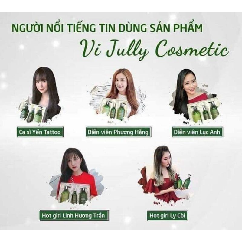 [Mua1 Tặng1]ComBo Vijully Gội_Xả_Xịt Nguyên Chất Chính Hãng Trị Rụng ,Hói_Dưỡng_Kích Mọc Tóc.Mua 1 CB tặng 1 thẻ Cào 20k