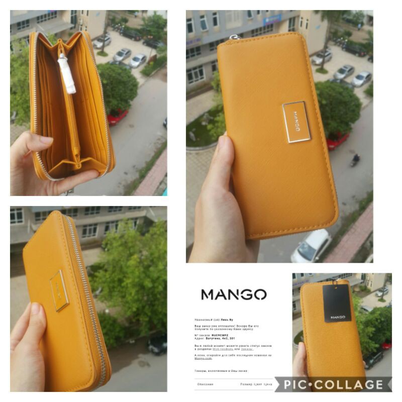 Ví dài Mango sale off có sẵn - hxt kèm bill
