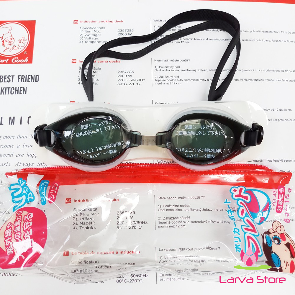 Kính bơi trẻ em Yasuda YG-437 cho trẻ từ 6-15 tuổi - Larva Store