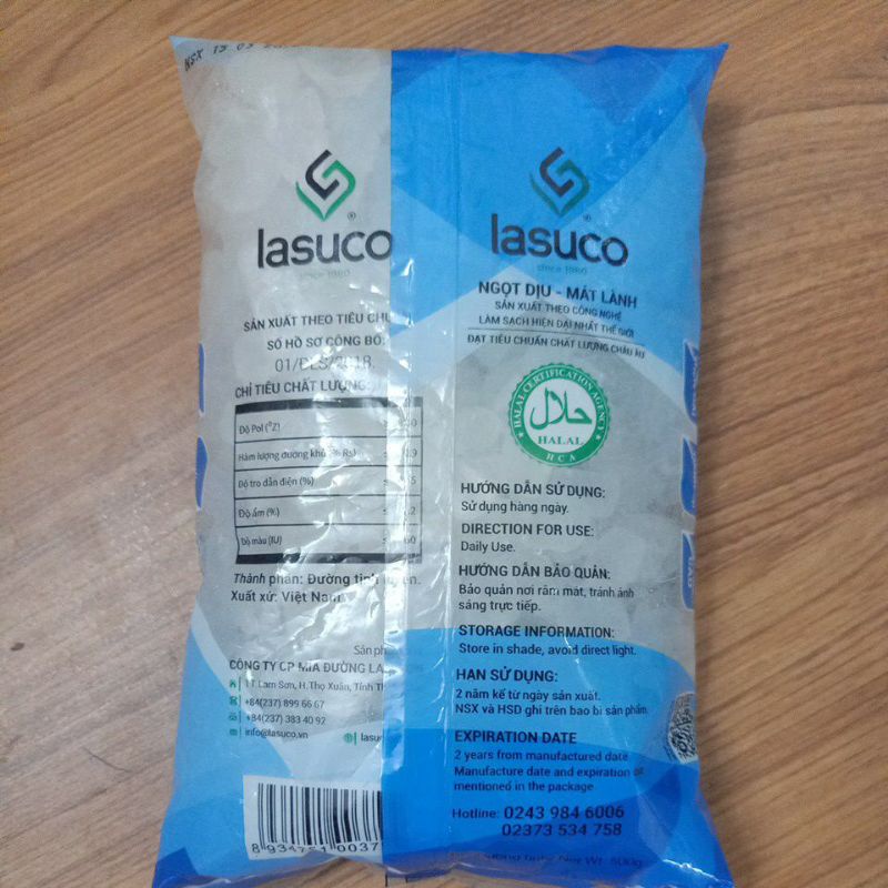 Đường phèn tinh khiết Lam Sơn ngọt dịu mát lành gói 500g