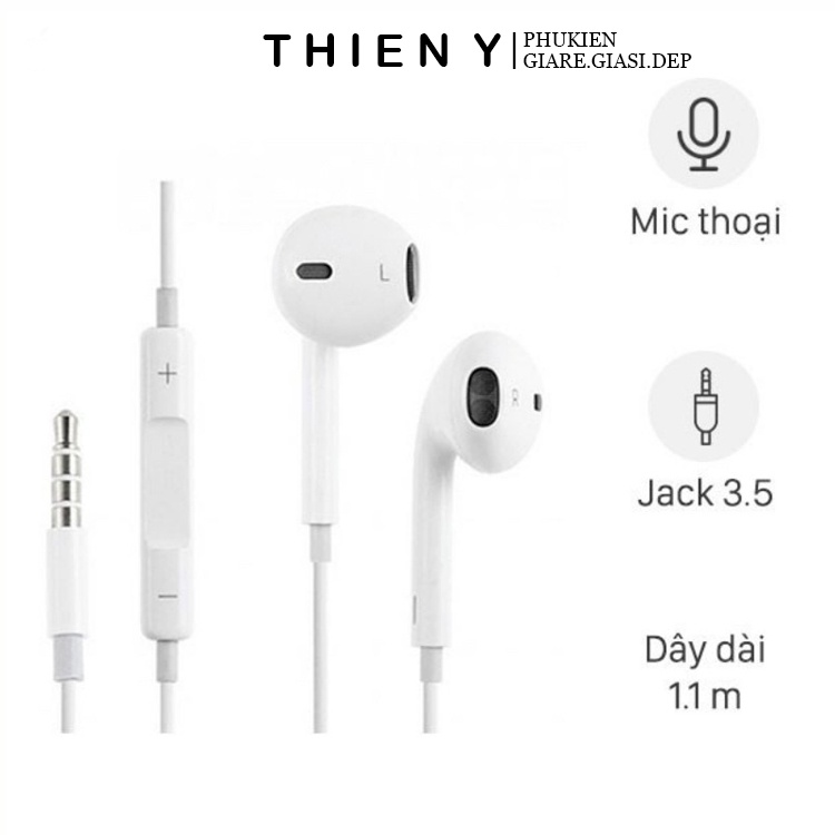 Tai nghe jack 3.5 siêu hay cho 6s/6splus, Laptop, Máy tính bàn, Điện thoại android