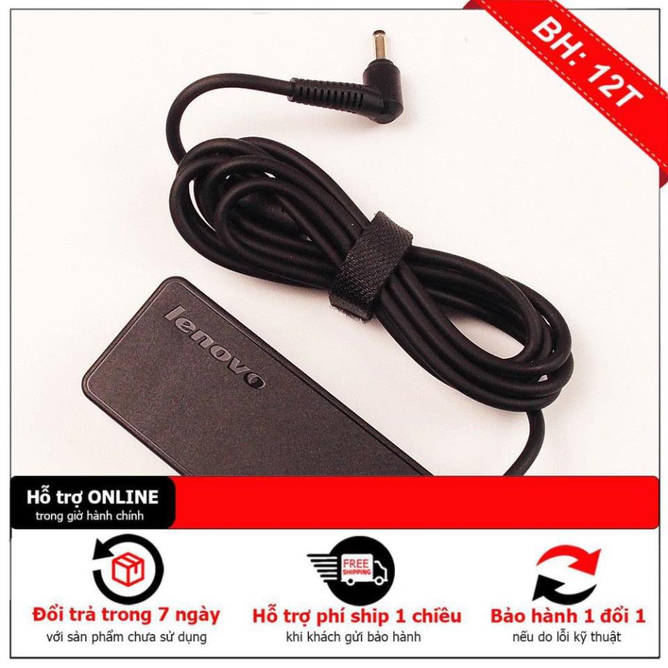 Sạc Dành Cho Laptop Lenovo Ideapad 100, 100-14, 100-15 Series - Đầu Nhỏ (4 x 1.7 mm) - Hàng Nhập Khẩu