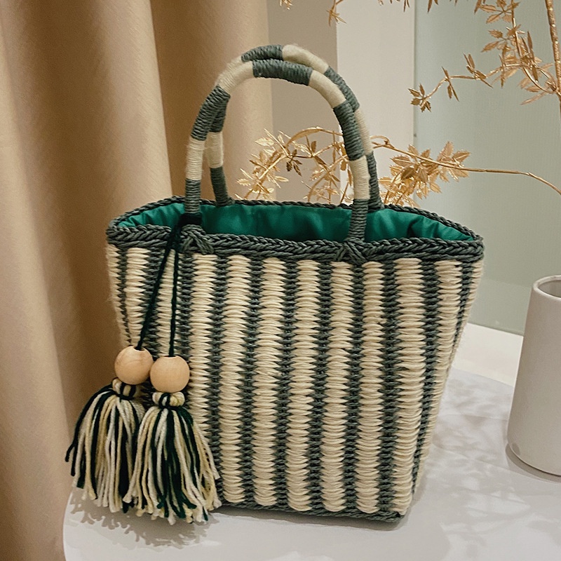 Túi Xách JASMIN NOIR Đeo Chéo Đan Lát Ngăn Rộng Thời Trang Nữ