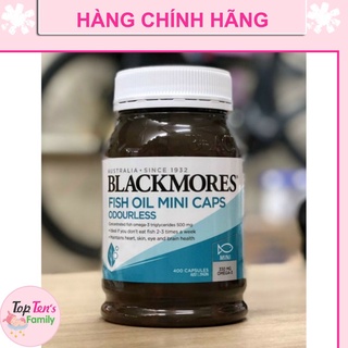 ❣️ [CHÍNH HÃNG 100%] Dầu cá không tanh Fish oil mini caps Blackmore hộp 400v