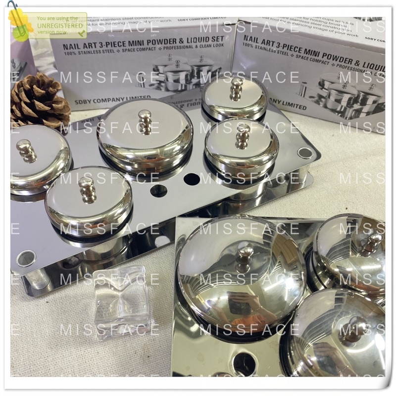 Sét đựng lưu Huỳnh bột inox tiện dụng