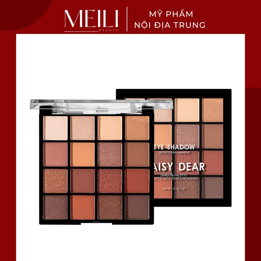 Phấn Mắt Daisy Dear 16 Ô  Phấn Trang Điểm Màu Sắc Long Lanh Quyến Rũ - Meili Beauty