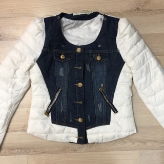 Set áo phao mix da lộn