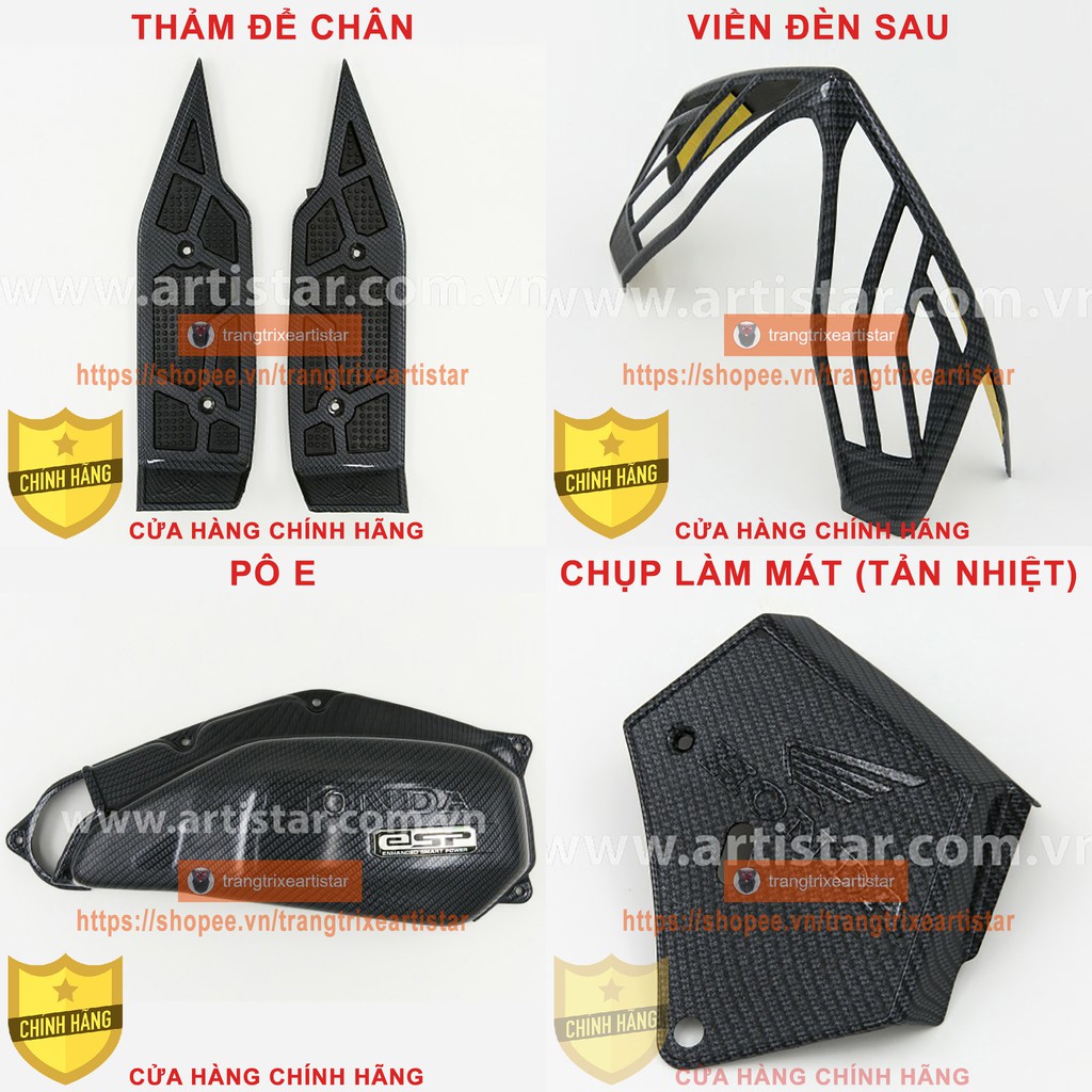 Ốp Trang Trí Xe AIR BLADE 2013 - 2015 SƠN CARBON | BigBuy360 - bigbuy360.vn