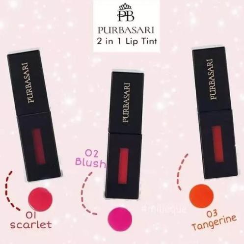 (Hàng Mới Về) Son Tint 2 Trong 1 Màu Sắc Rực Rỡ 17ap3a 5.5g