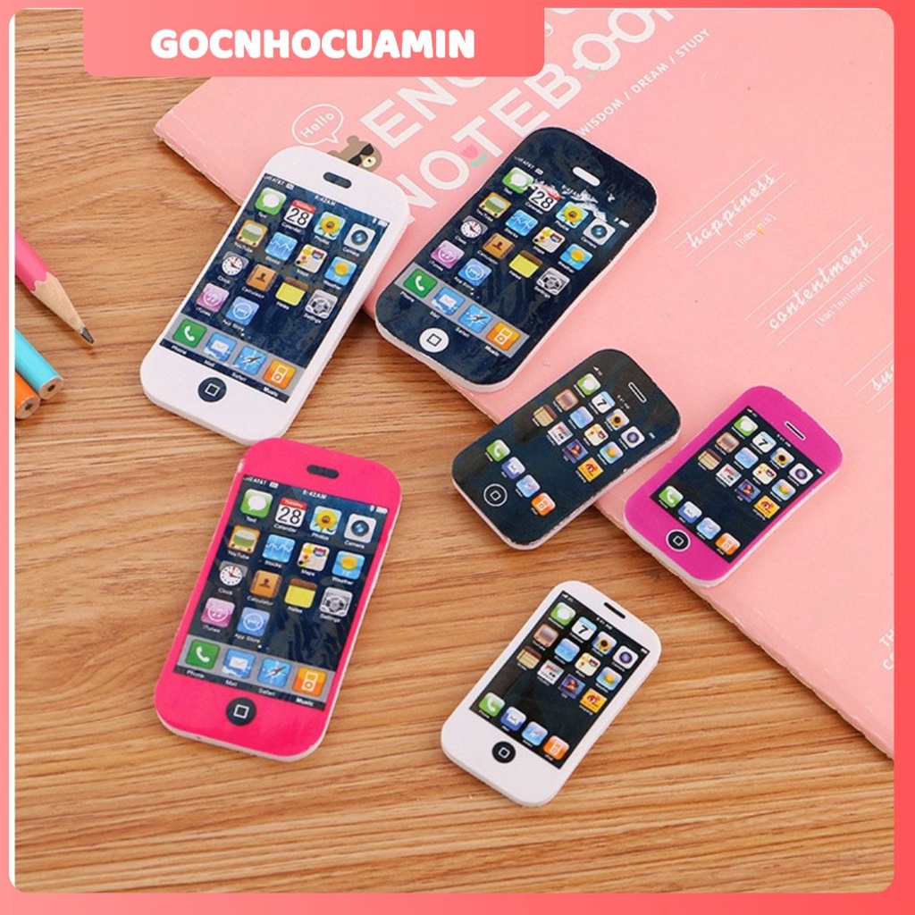 (Sỉ 1.600Đ)Tẩy Iphone nhỏ 5,5 * 3cm nguồn hàng buôn sỉ