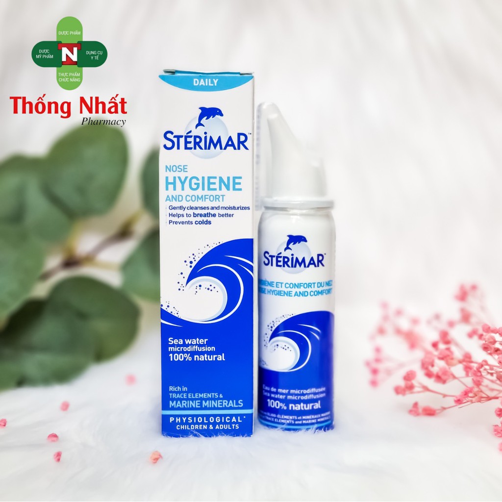 [CHÍNH HÃNG] - XỊT MŨI CÁ HEO XANH STERIMAR (PHÁP) 100ML DÀNH CHO NGƯỜI LỚN