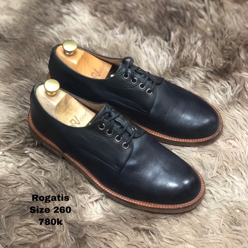 [Giày 2hand] [Size 41] [TonaShoe] Giày Tây Da Nguyên Tấm Đế Phíp Gỗ Cao Cấp